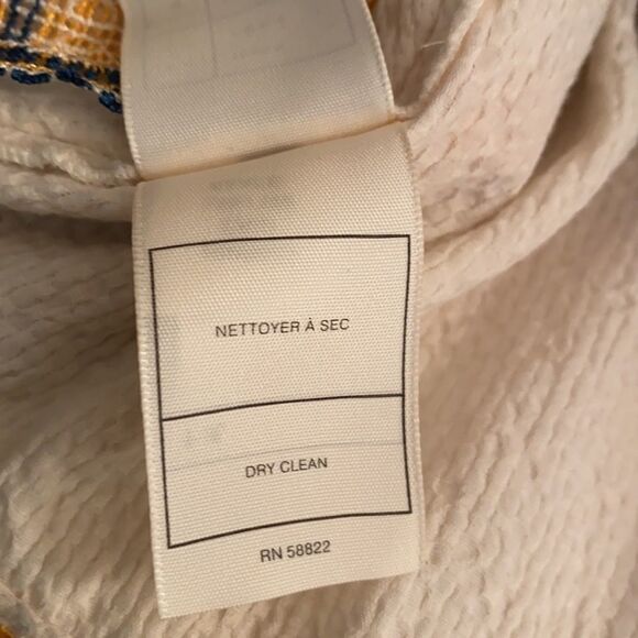 Leon Max Embroidered Cotton Boho Ruffle Sleeveless Artsy Top M - Picture 11 of 12